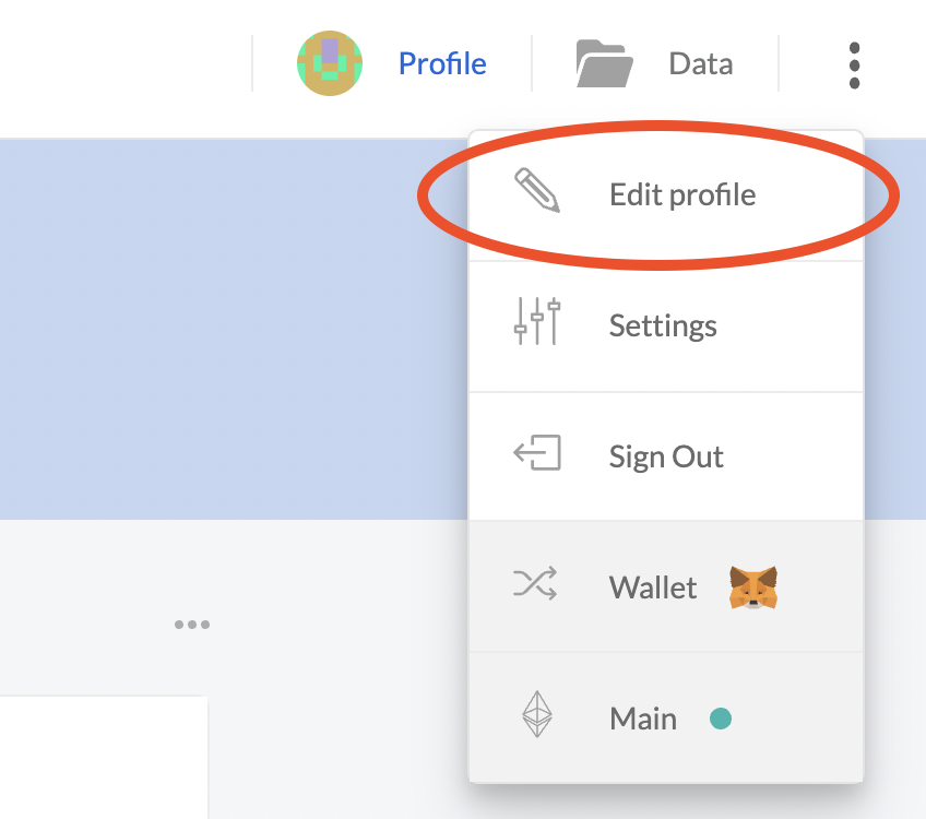 Kde najdete úpravu vašeho profilu